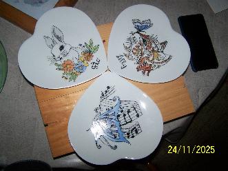 Peinture � la main sur porcelaine de Limoges